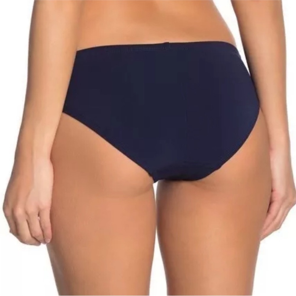 Robin Piccone Lily Twist Bikini Bottoms in Navy SZ XS NWOT - Picture 2 of 6
